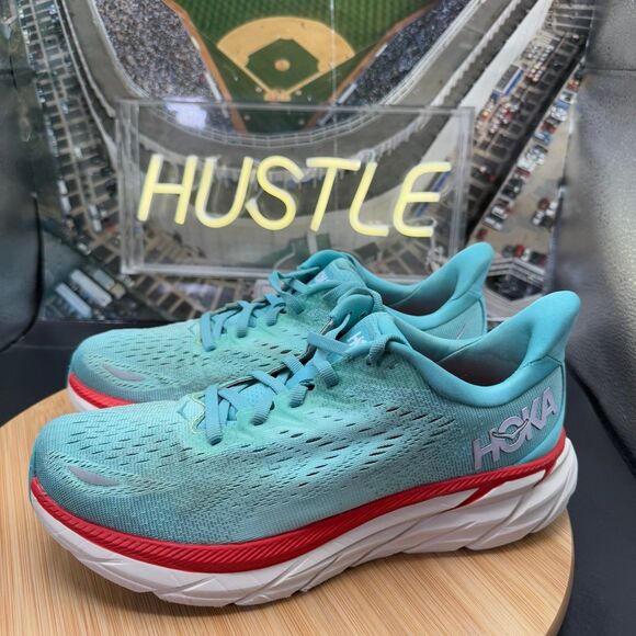 Hoka One One Women’s Clifton 8 “Aquarelle/Eggshell Blue” Sz 7.5B - Picture 2 of 10